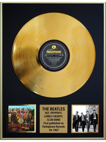 98046  Реплика студийной золотой записи The Beatles - Sgt. Pepper's Lonely Hearts Club Band   ( При заказе любых 3 шт. цена 5 000 руб.)