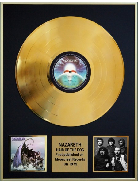 98027  Реплика студийной золотой записи Nazareth - Hair Of The Dog   ( При заказе любых 3 шт. цена 5 000 руб.)