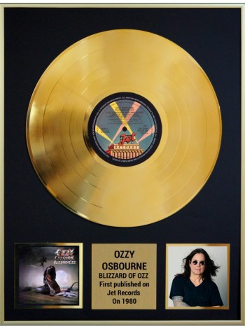 98031  Реплика студийной золотой записи Ozzy Osbourne - Blizzard of Ozz   ( При заказе любых 3 шт. цена 5 000 руб.)