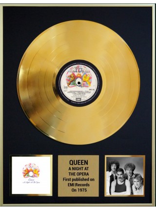 98035  Реплика студийной золотой записи Queen - A Night At The Opera