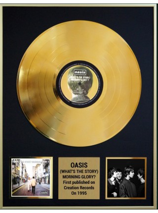 98030  Реплика студийной золотой записи Oasis - (What's The Story) Morning Glory?