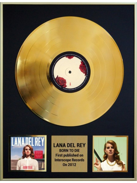 98021   Реплика студийной золотой записи Lana Del Rey - Born To Die
