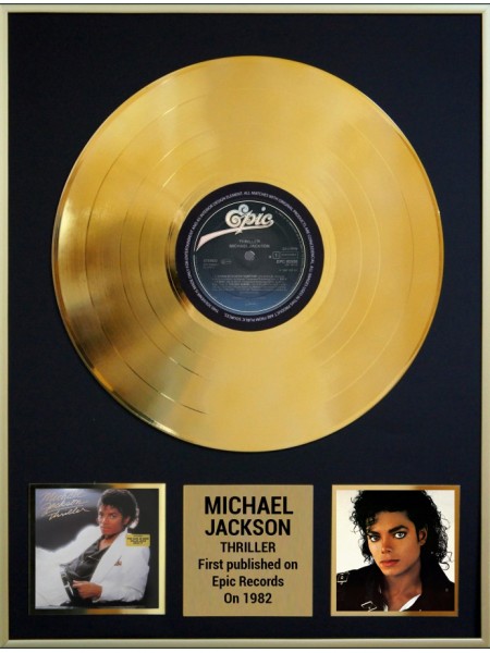 98026   Реплика студийной золотой записи Michael Jackson - Thriller