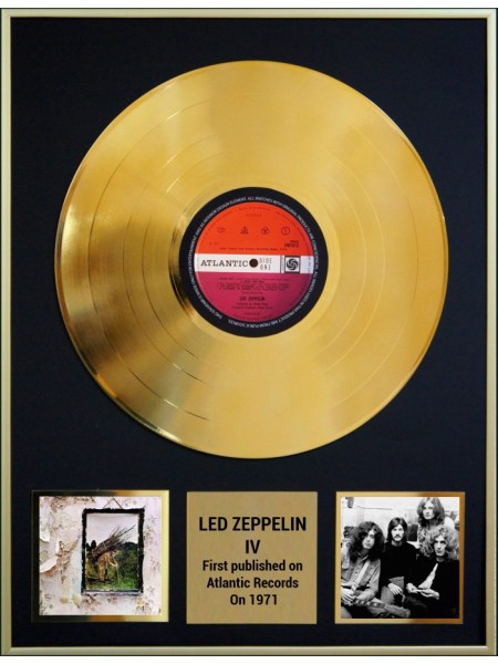 98024  Реплика студийной золотой записи Led Zeppelin - IV   ( При заказе любых 3 шт. цена 5 000 руб.)
