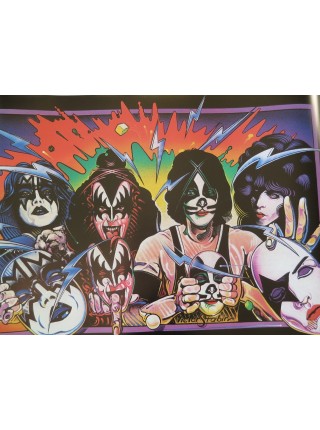 10019	Kiss - Poster From Kiss Unmasked Japanese Album - Replica			