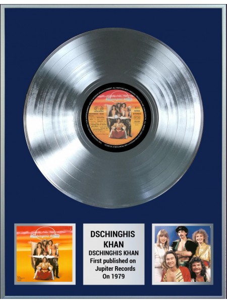 99008  Платиновая реплика музыкального альбома Dschinghis Khan – Dschinghis Khan