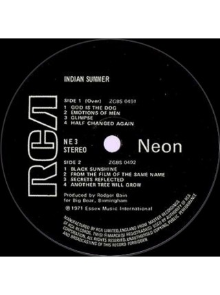 1401995	Indian Summer – Indian Summer	Prog Rock	1971	RCA – NE 3, Neon – NE 3	NM/NM	Canada