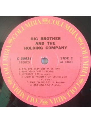 35004877	Big Brother & The Holding Company - Big Brother & The Holding Company	" 	Blues Rock"	1967	" 	Music On Vinyl – MOVLP463, Columbia – C 30631"	S/S	 Europe 	Remastered	2012