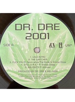 35003489		 Dr. Dre – 2001   2lp	"	Hip Hop "	Black, 180 Gram	1999	" 	Aftermath Entertainment – 00602577656897"	S/S	 Europe 	Remastered	15.11.2019