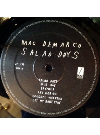 35007744		 Mac DeMarco – Salad Days	" 	Indie Rock"	Black, Gatefold	2014	" 	Captured Tracks – CT-193"	S/S	 Europe 	Remastered	28.03.2014